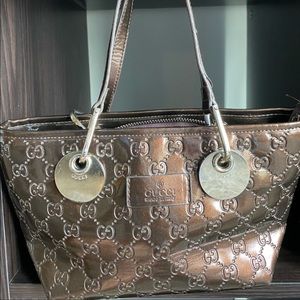 Gucci Vintage brown leather hobo bag